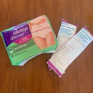 Postpartum Kit: 8 Instant Cooling Pads & Mesh Underwear
